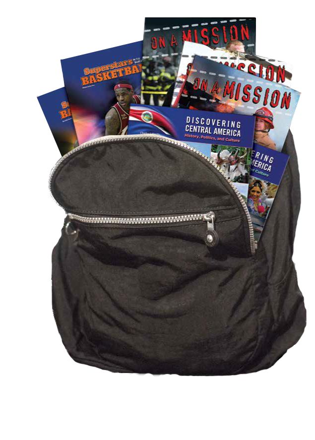 Política básico tonto K-12 Backpack Book Sets | Lightswitch Learning